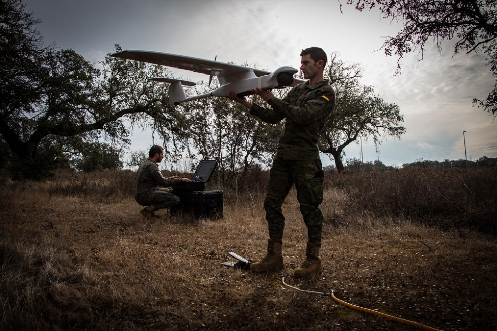 RPAS Mantis Clase Mini. Foto: Ejército de Tierra