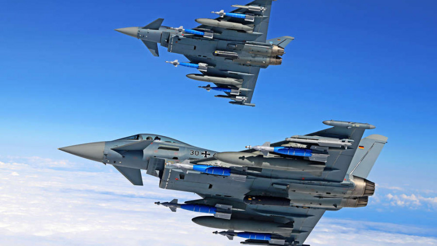 Caza Eurofighter de la Luftwaffe. Foto: Luftwaffe