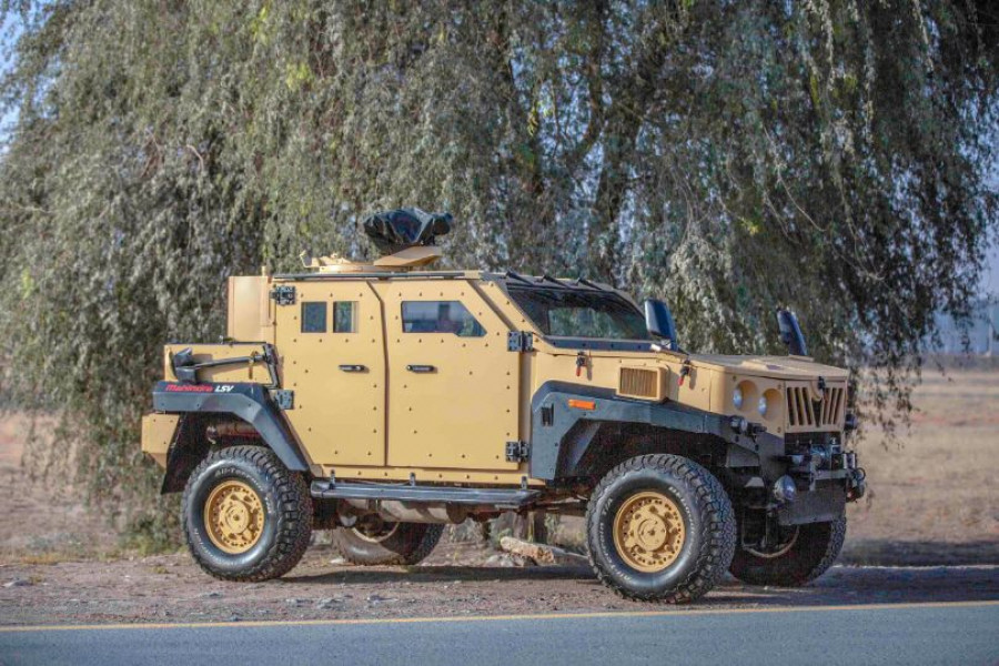Mahindra Armored produce el Armored Light Specialist Vehicle ALSV. Foto: Mahindra