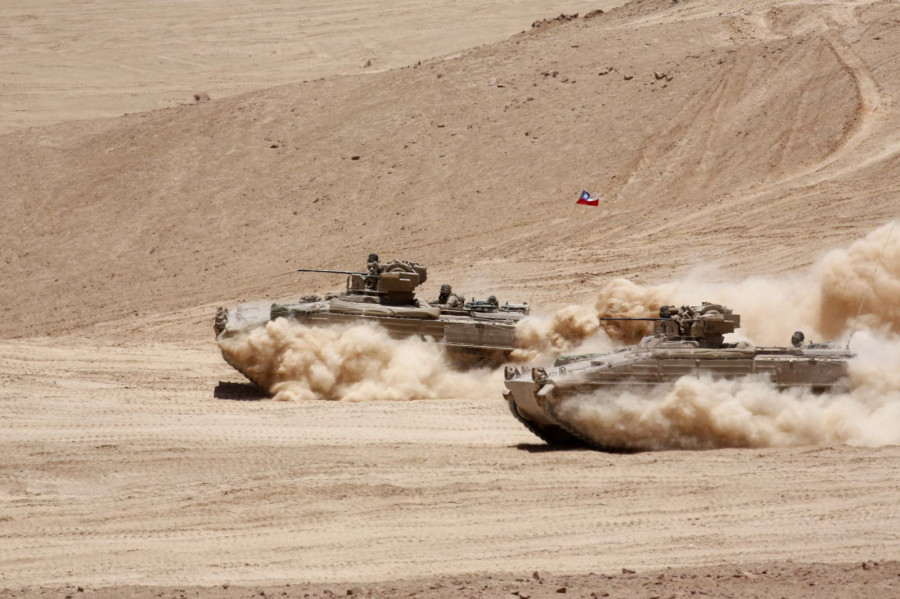 Vehiculos de combate de infanteria Marder 1A3 Ejercito de Chile