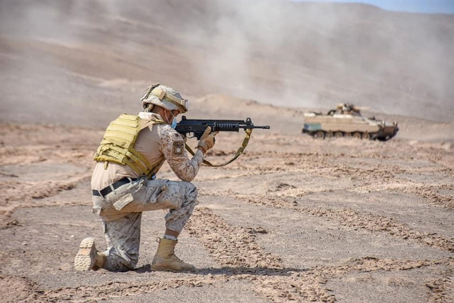 La actividad se efectuó en el Campo de Instrucción y Entrenamiento Pampa Chaca de Arica. Foto: Ejército de Chile