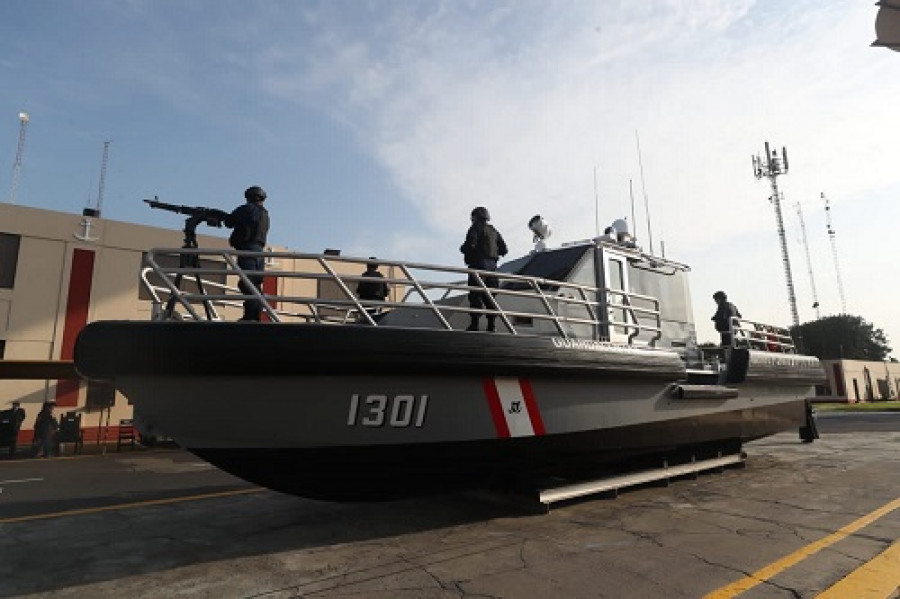 Las dos patrulleras 45 Defiant incorporadas por la Armada del Perú. Foto: Marina de Guerra del Perú