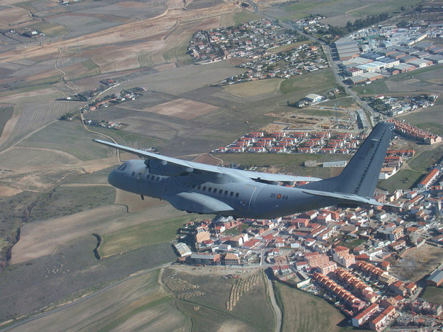 Avión de transporte C295. Foto: Ejército del Aire