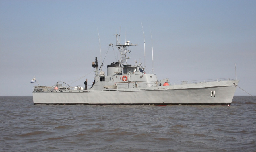 Guardacostas Río Negro de la Armada de Uruguay. Foto: Armada de Uruguay