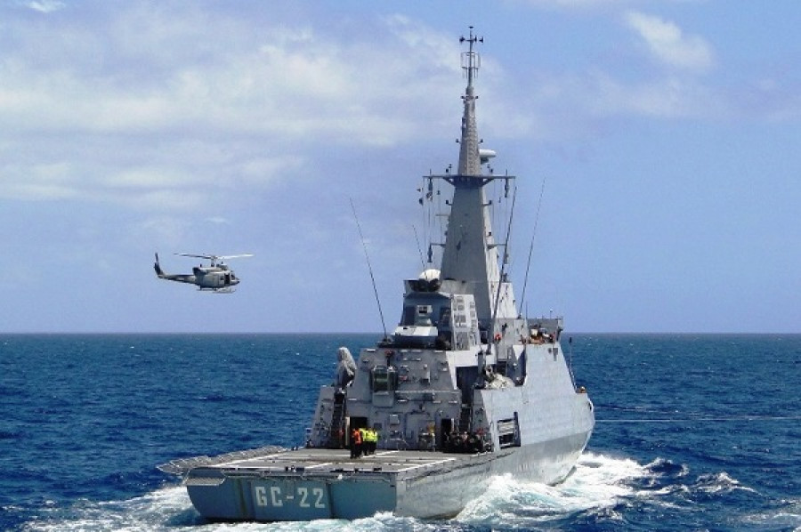 Buque de vigilancia litoral Yavire GC-22 del tipo Avante 1400. Foto: Armada de Venezuela