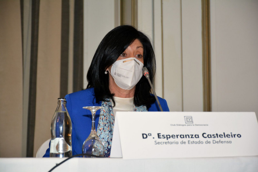 Secretaria de Estado de Defensa, Esperanza Casteleiro. Foto: Club Diálogos por la Democracia