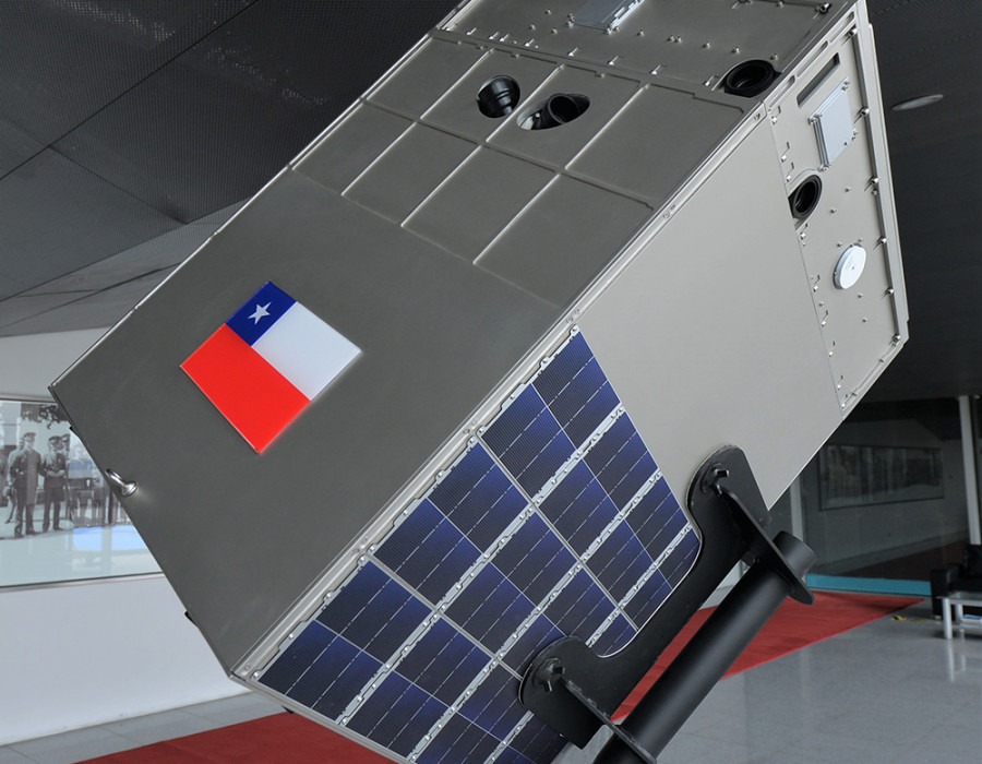 El nuevo satélite chileno de alta resolución estará listo el año 2022. Foto: FACh