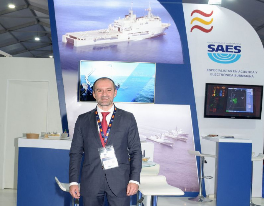Israel Lozano, director comercial de Buques Militares de Navantia. Foto: Navantia