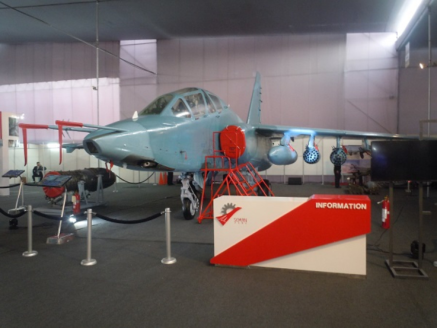 Sukhoi Su-25 de la Fuerza Aérea del Perú. Foto: Carlos Hernández