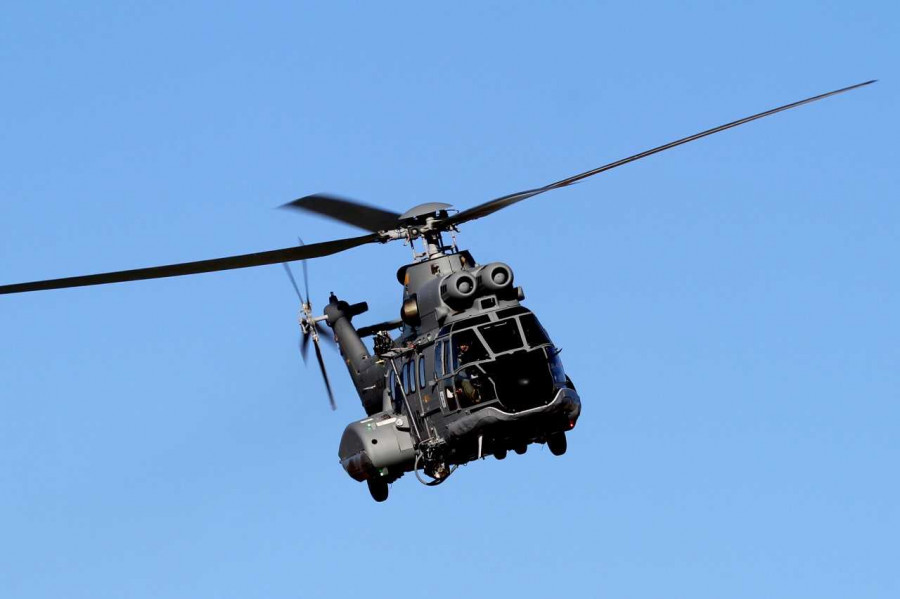 Llegada a Albacete del cuarto helicóptero Super Puma. Foto: Airbus Helicopters