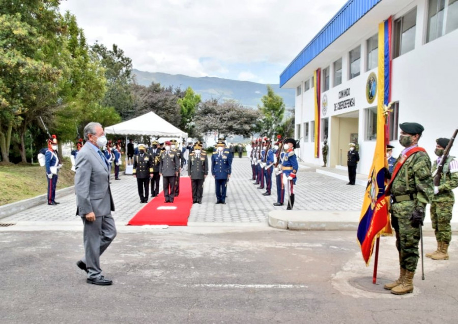 Ceremonia de inauguración del nuevo Comando. Foto: Ejército Ecuatoriano