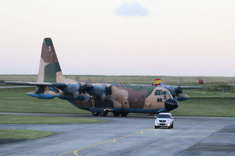 Lockheed Martin KC-130H Hercules de la FAU. Foto: Mauro Bia