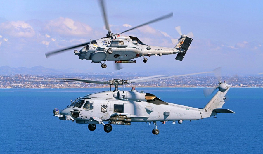 Sikorsky exhibe las capacidades del MH-60R Seahawk en Exponaval 2018. Foto: Sikorsky