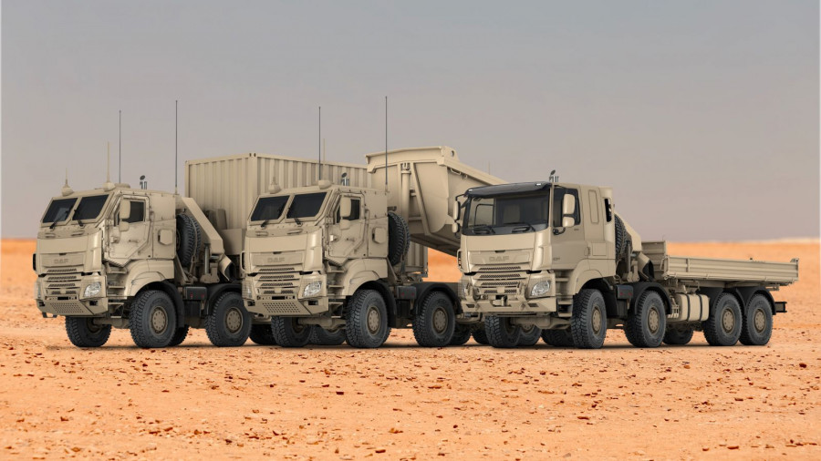 Camiones CF Military. Foto: DAF