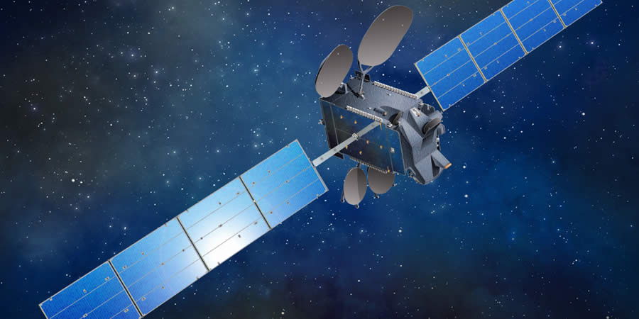 Satélite Spainsat en órbita. Foto: Hisdesat.