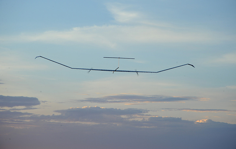 Seudosatélite Zephyr en vuelo. Foto: Airbus Defence and Space