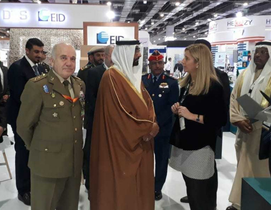 Visita del ministro de Defensa de Emiratos a Navantia. Foto: Infodefensa.com