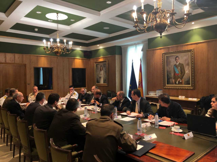 Reunión de trabajo en Madrid. Foto: Ministerio de Defensa