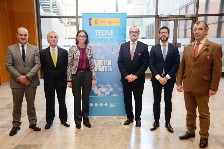 Presentación de la agenda sectorial de la industria aeronáutica. Foto: Tedae.