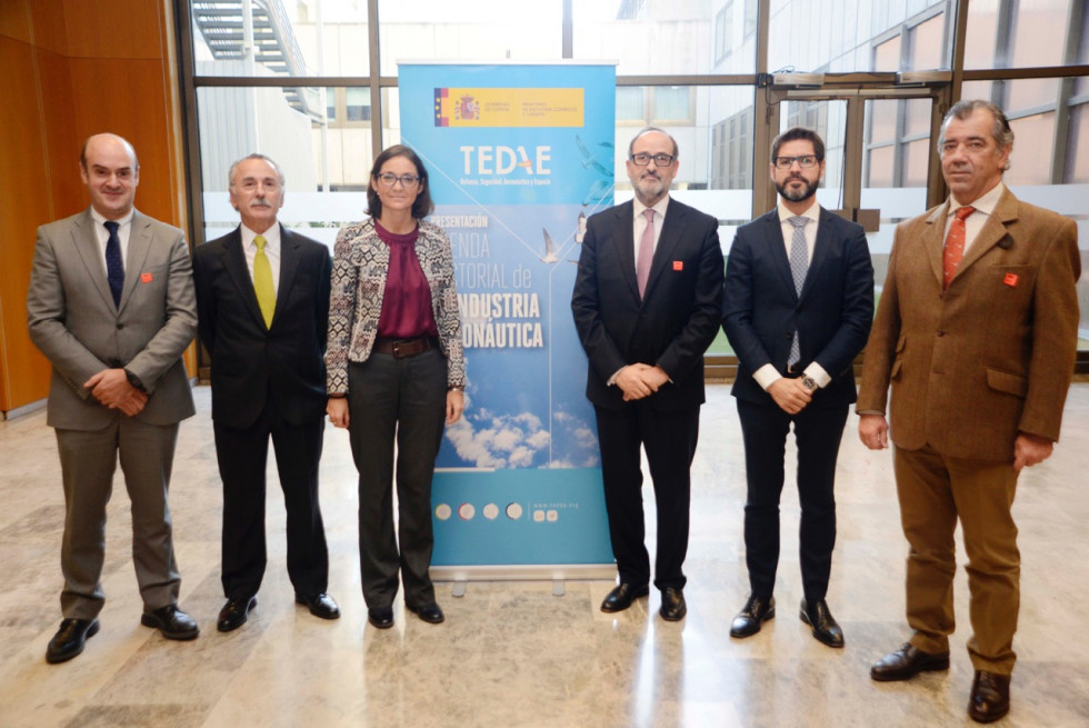 Presentación de la agenda sectorial de la industria aeronáutica. Foto: Tedae.