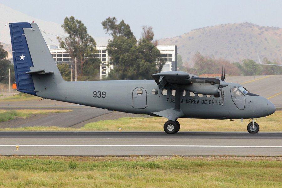 De Havilland Canada DHC-6-100 de la Fuerza Aérea de Chile. Foto: Team JAS