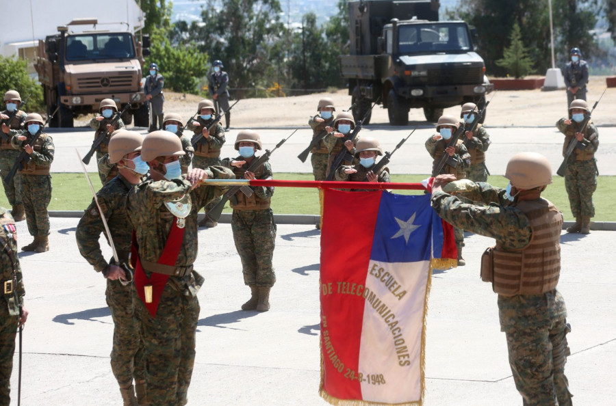 Las FFAA serán desplegadas en el próximo proceso constituyente que vivirá Chile en abril. Foto: Ministerio de Defensa de Chile