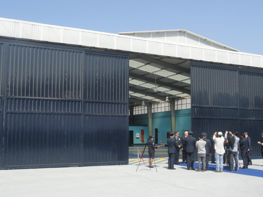 El centro de mantenimiento de helicópteros MIL abre sus puertas de manera oficial. 10 de diciembre de 2018. Foto: Peter Watson
