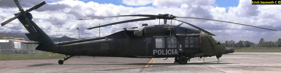 BlackHawk de la Policía Colombiana. Foto: Erich Saumeth