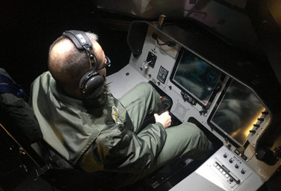 Simulador del CIMA. Foto: Ejército del Aire