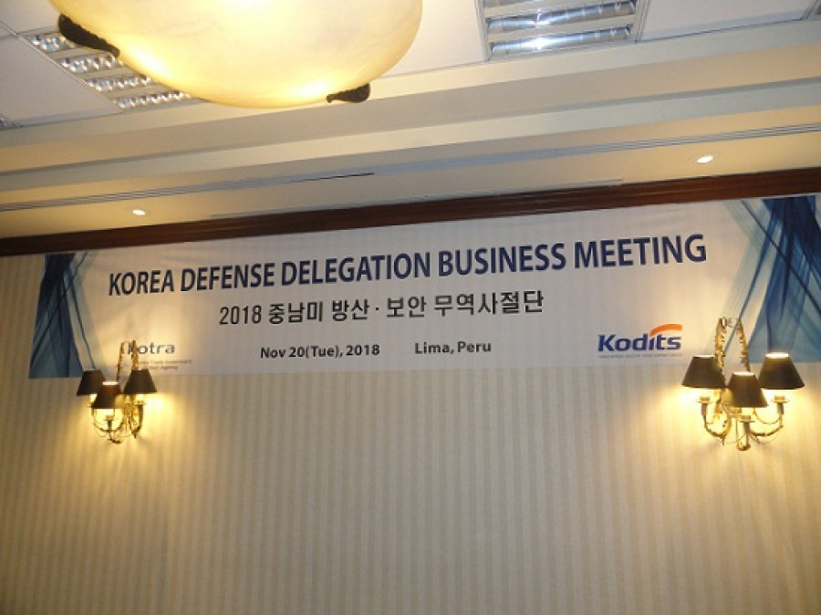 Rueda de negocios Perú-Corea 2018 en el Swissotel de San Isidro. Foto: Peter Watson.