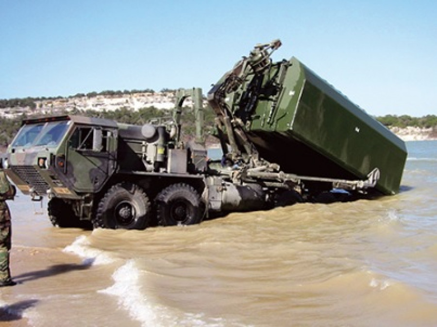 Puente móvil militar de GDELS. Foto: GDELS