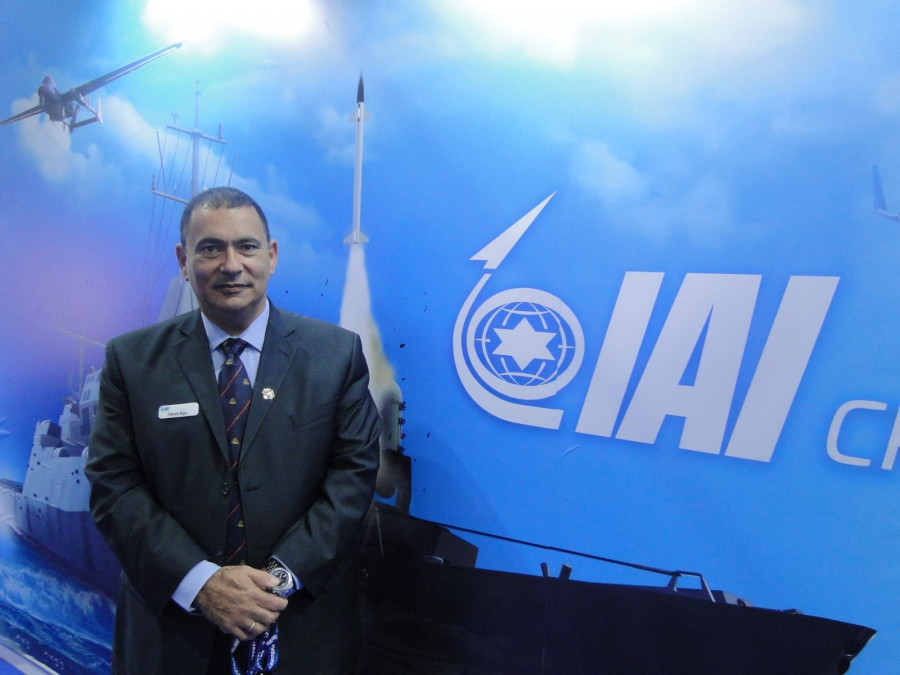 Jakob Ripp, director de Marketing de IAI para América Latina. Foto: Nicolás García Infodefensa.com
