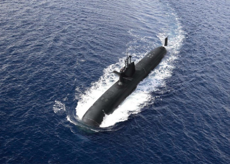 Recreación digital del futuro submarino S-80. Foto: Ministerio de Defensa