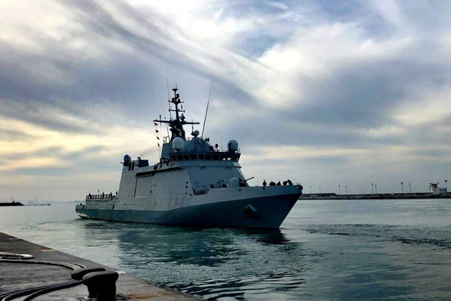 BAM Relámpago en la base de Rota. Foto: Armada española