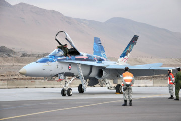 Avión de combate CF-18 canadiense. Foto: Fuerza Aérea de Canadá