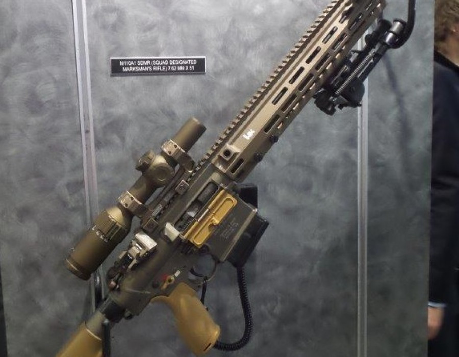 El fusil de Heckler and Koch seleccionado en el proyecto SDMR: Foto: G. Porfilio.