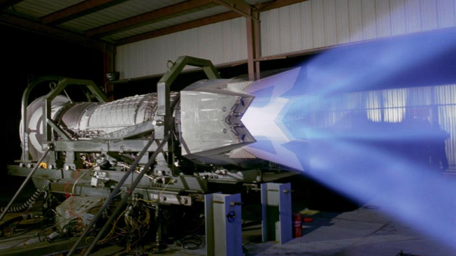 Motor del caza F-35. Foto: Pratt & Whitney