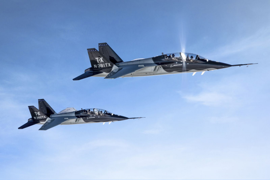 Aviones de Boeing y Saab para el programa T-X de Estados Unidos. Foto: Saab