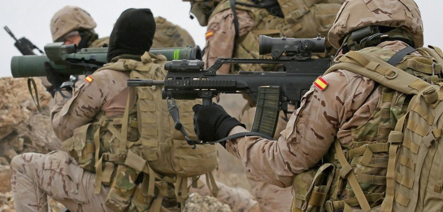 Ejercicio de una unidad de la Fuerza Terrestre. Foto: Ejército de Tierra