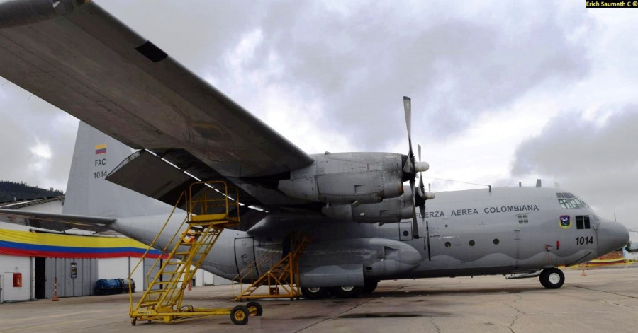 C-130H de la FAC. Foto: Erich Saumeth C.
