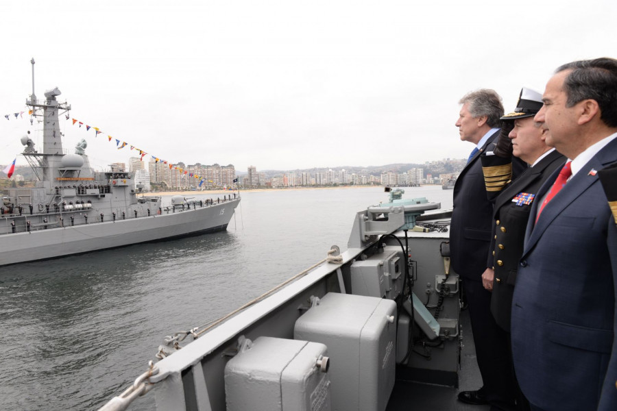 La próxima adquisición de fragatas pasaría por el nuevo mecanismo de probidad. Foto: Armada de Chile