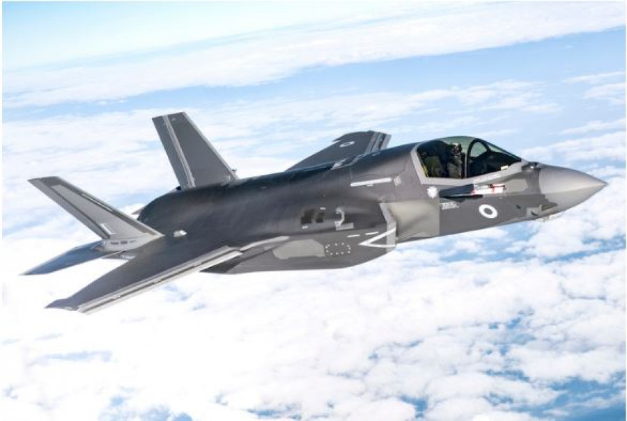 Avión de combate F-35B británico. Foto: Ministerio de Defensa de Reino Unido