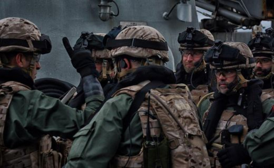 Equipo Operativo de Seguridad EOS de Infantería de Marina. Foto: Armada
