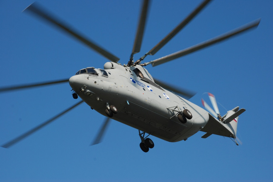 Helicóptero ruso en una exhibición aérea. Foto: Russian Helicóptero