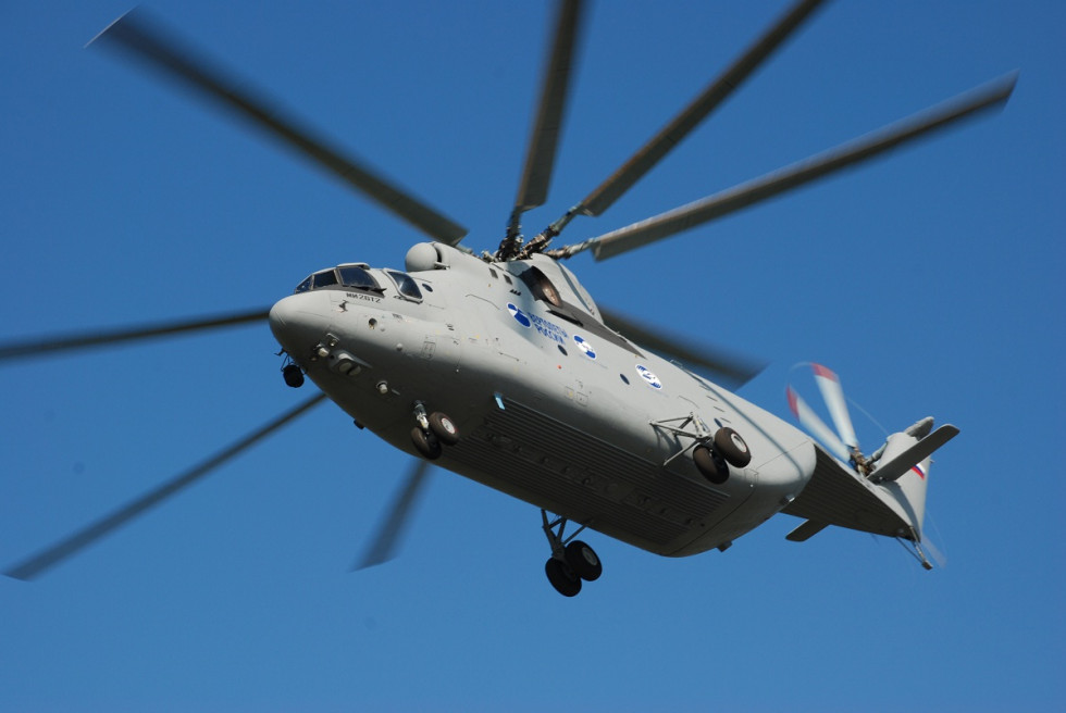 Helicóptero ruso en una exhibición aérea. Foto: Russian Helicóptero