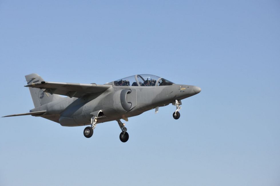 El IA-63 Pampa que desplegará Argentina en el G20. Foto: FAA