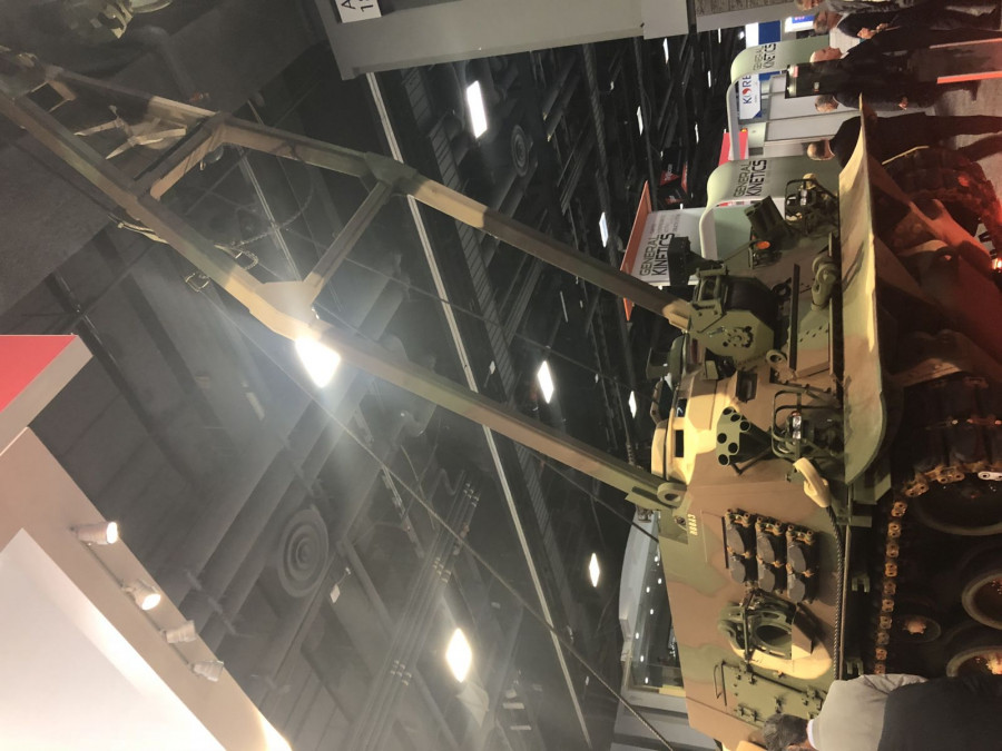 Recuperador M88A3 Hercules  de BAE en Washington. Foto: G. Porfilio.
