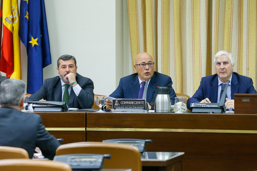 Comparecencia del secretario de Estado de Defensa, Ángel Olivares. Foto: Ministerio de Defensa