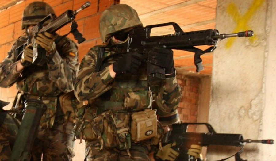 Fusiles de asalto G36 del Ejército español. Foto: Ginés Soriano Forte  Infodefensa.com
