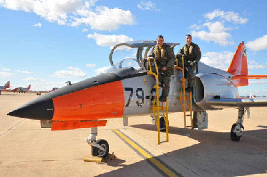 Avion de entrenamiento C-101. Foto: Ejercito del Aire